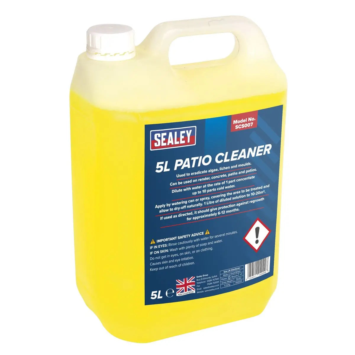 Sealey Patio Cleaner 5L 