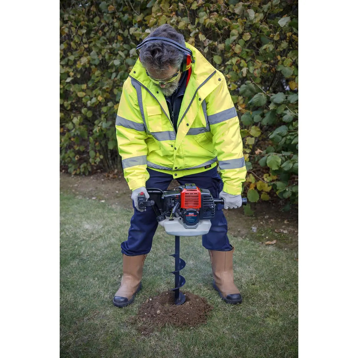 Sealey Petrol Earth Auger 2-Stroke 