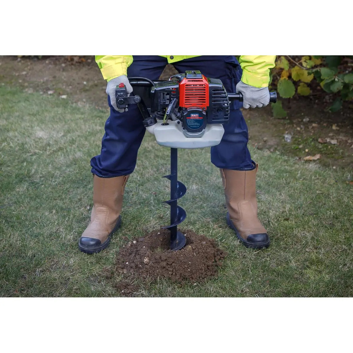 Sealey Petrol Earth Auger 2-Stroke 