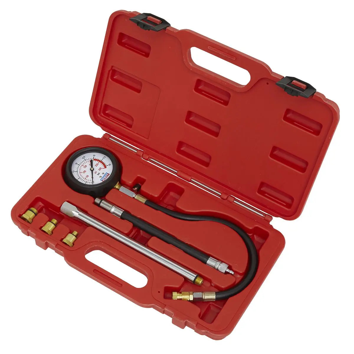Sealey Petrol Engine Compression Tester Deluxe Kit 6pc 