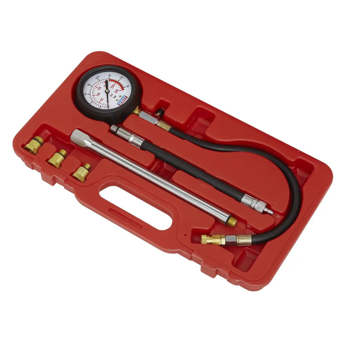 Sealey Petrol Engine Compression Tester Deluxe Kit 6pc 