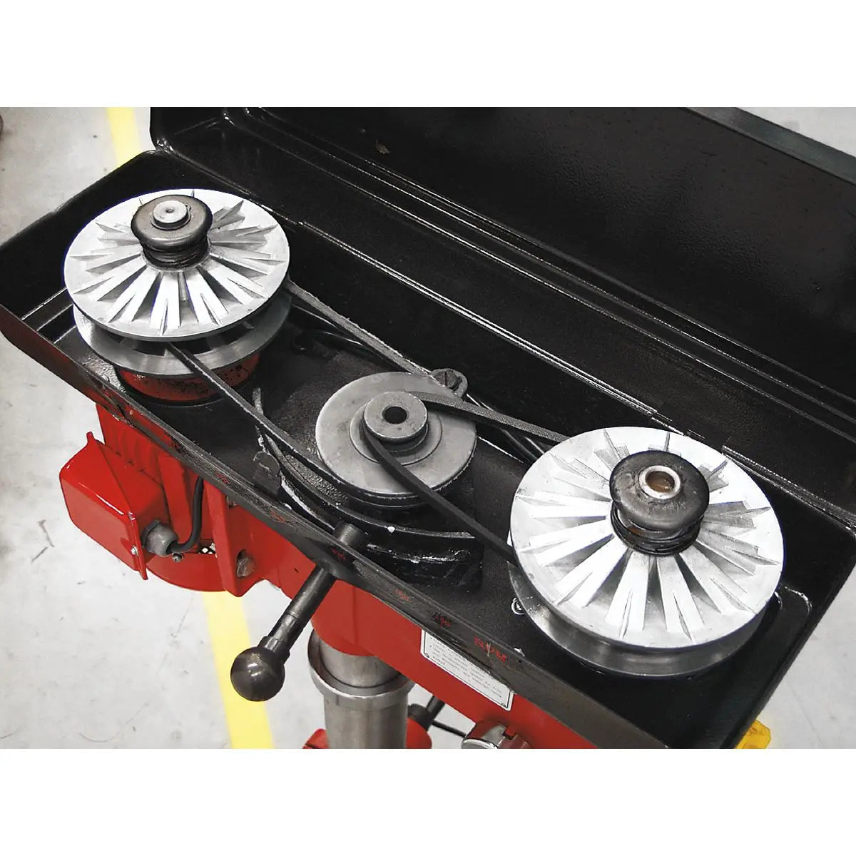 Sealey Pillar Drill Floor Variable Speed 1630mm Height 650W/230V 