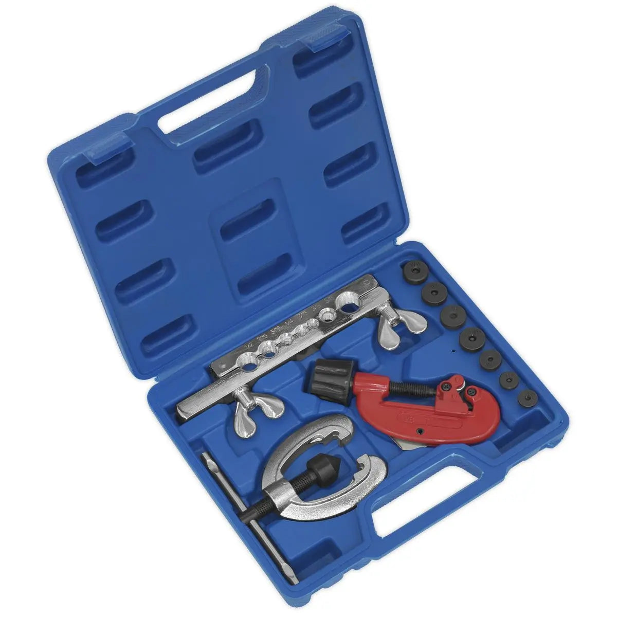 Sealey Pipe Flaring & Cutting Kit 10pc 