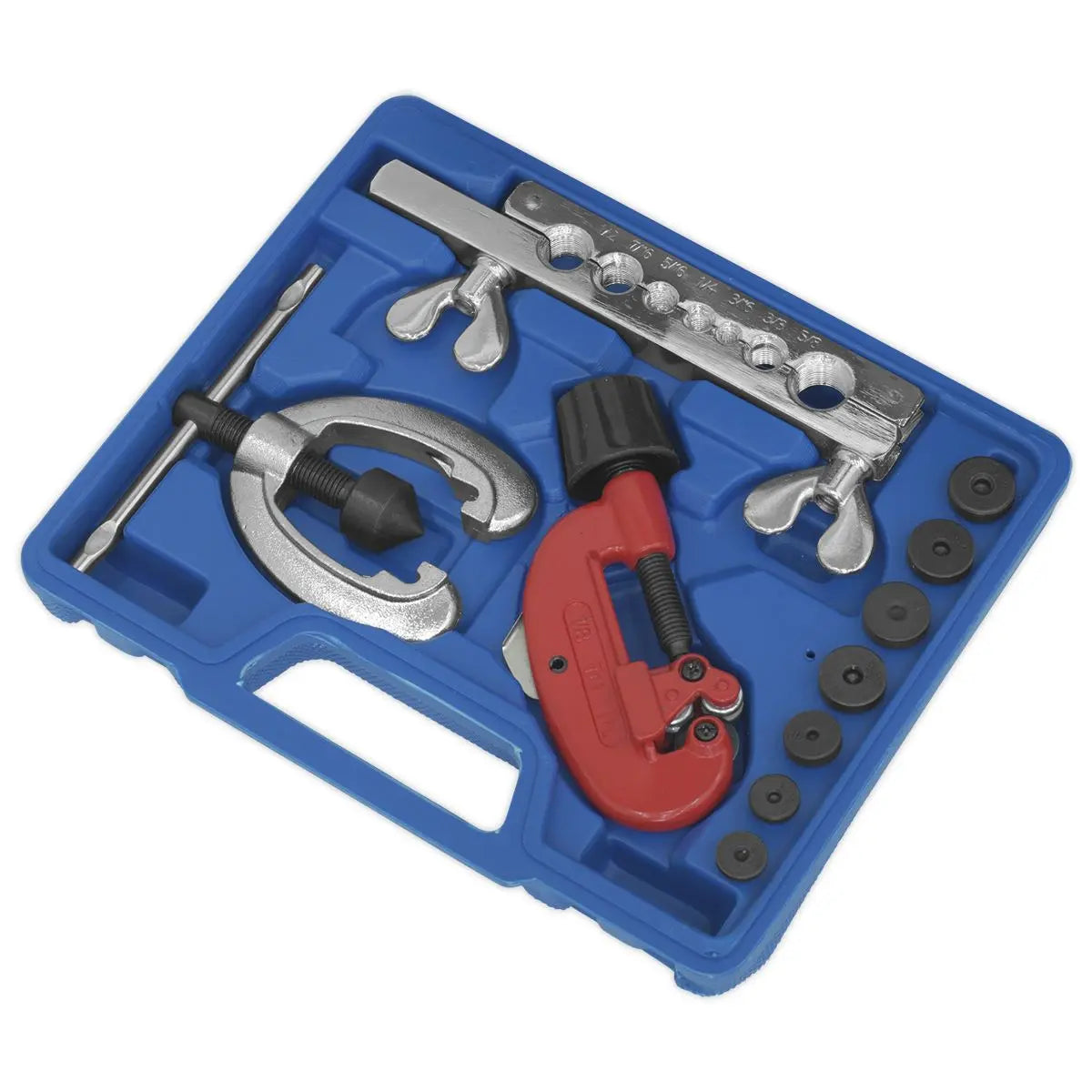 Sealey Pipe Flaring & Cutting Kit 10pc 