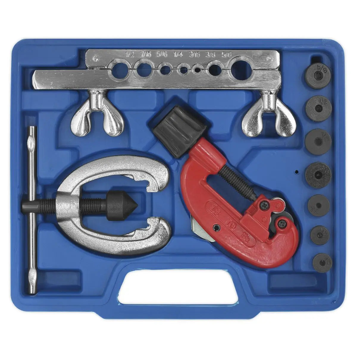 Sealey Pipe Flaring & Cutting Kit 10pc 