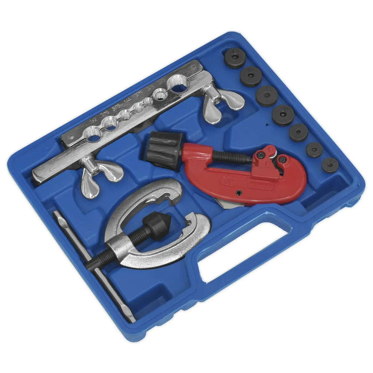 Sealey Pipe Flaring & Cutting Kit 10pc 