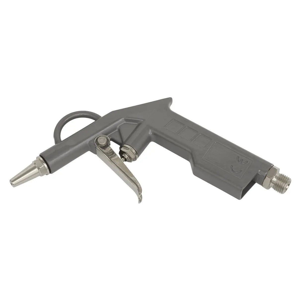 Sealey Pistol Air Blow Gun 1/4" BSP Dust Duster Short Type Nozzle 110psi 