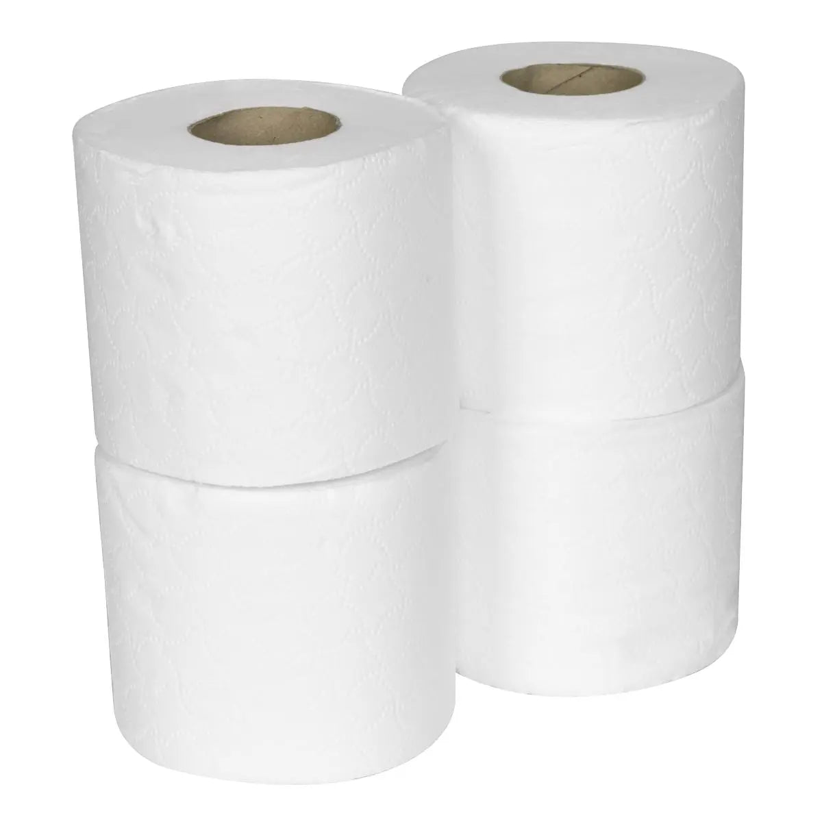Sealey Plain White Toilet Roll - Pack of 4 x 10 (40 Rolls) 