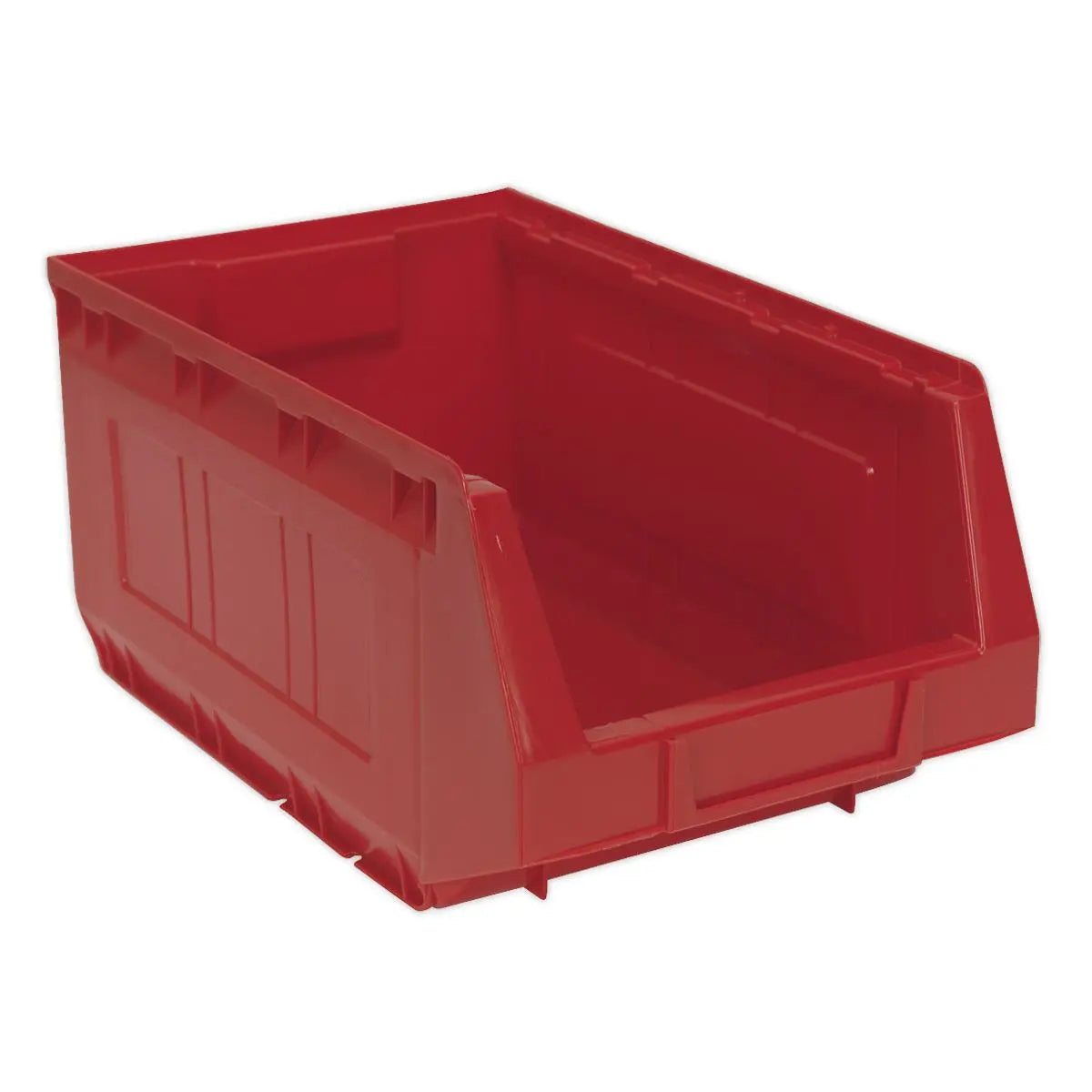 Sealey Plastic Storage Bin 210 x 355 x 165mm - Red Pack of 12 