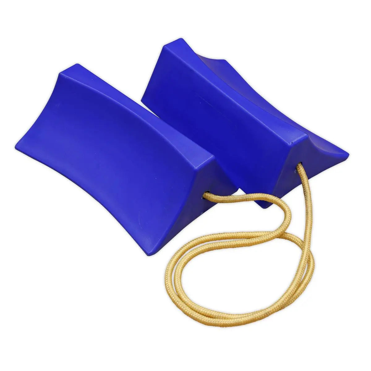 Sealey Plastic Wheel Chocks - Pair 