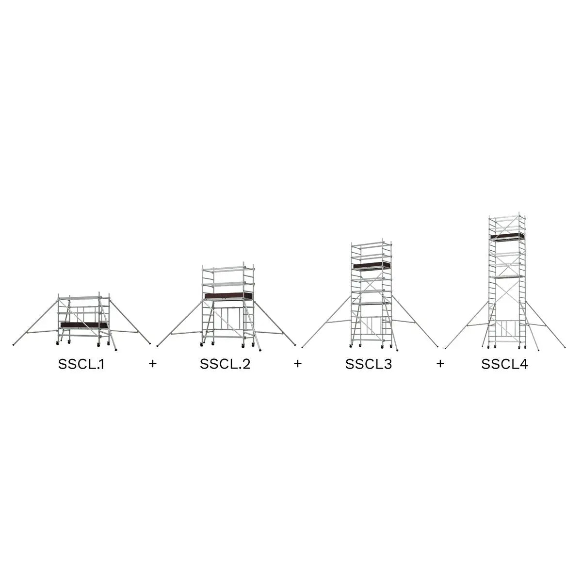 Sealey Platform Scaffold Tower Extension Pack 2 EN 1004-1  White Rose Tools