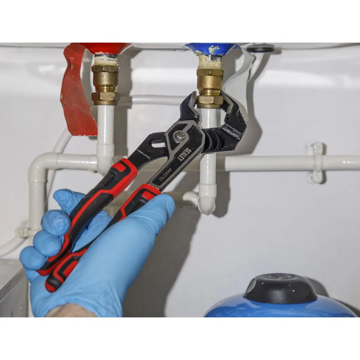 Sealey Pliers Set High Leverage 4 Piece Side Cutters Combination Long Nose Water Pump 