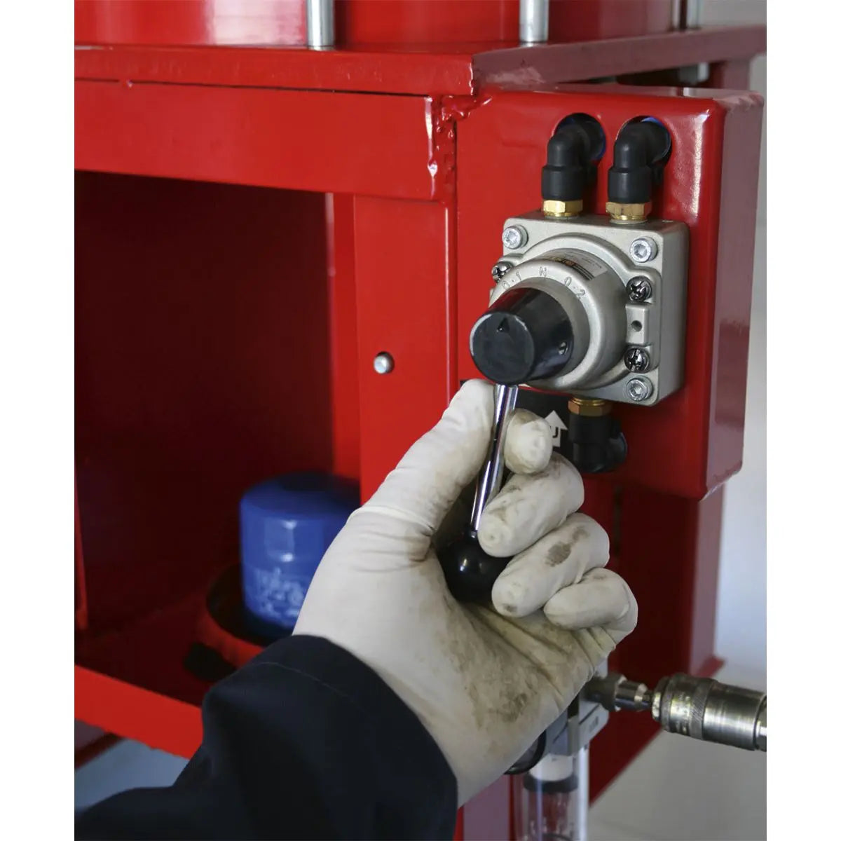 Sealey Pneumatic Oil Filter Crusher 