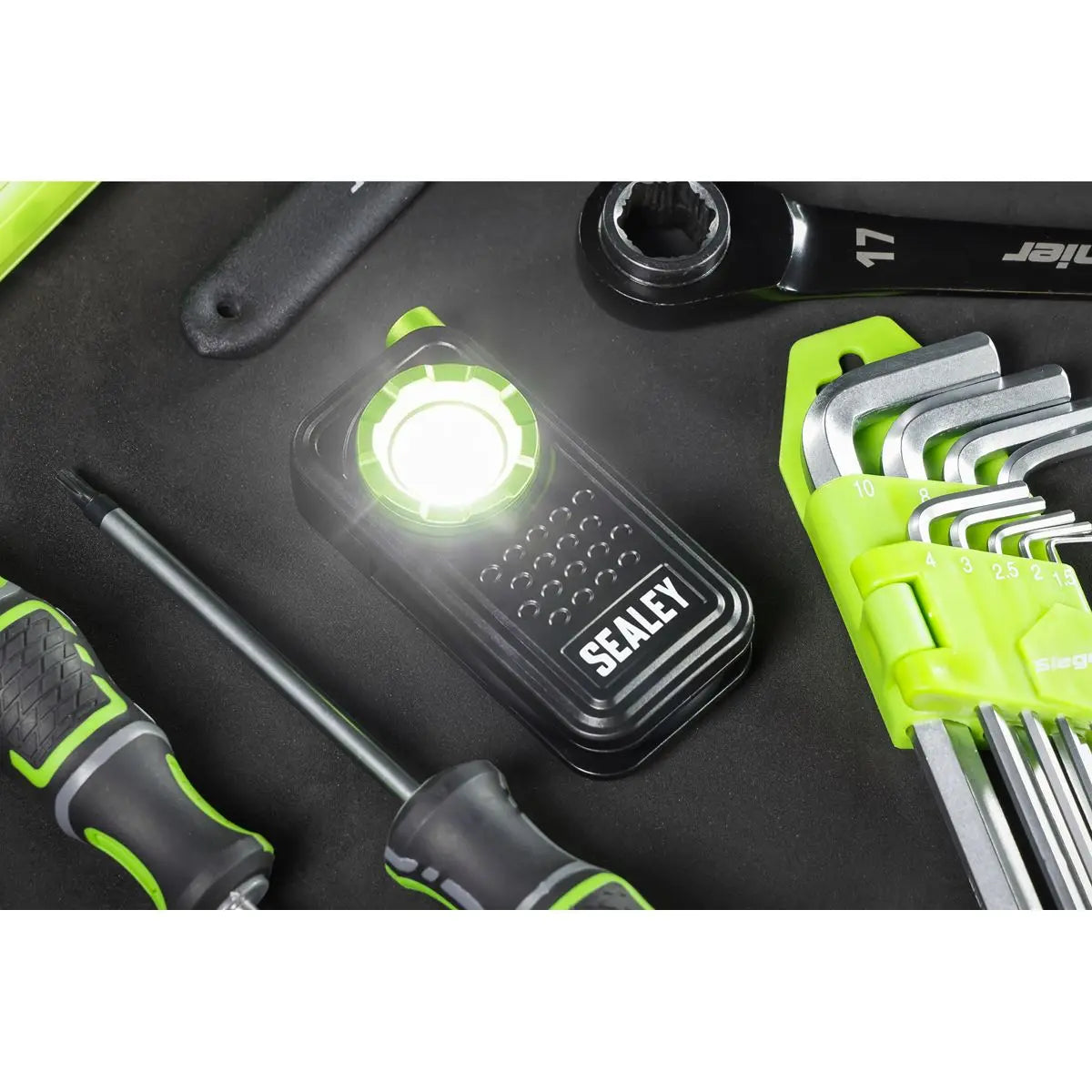 Sealey Pocket Light with Flexi Inspection Light 8W COB LED & 1W SMD LED  White Rose Tools