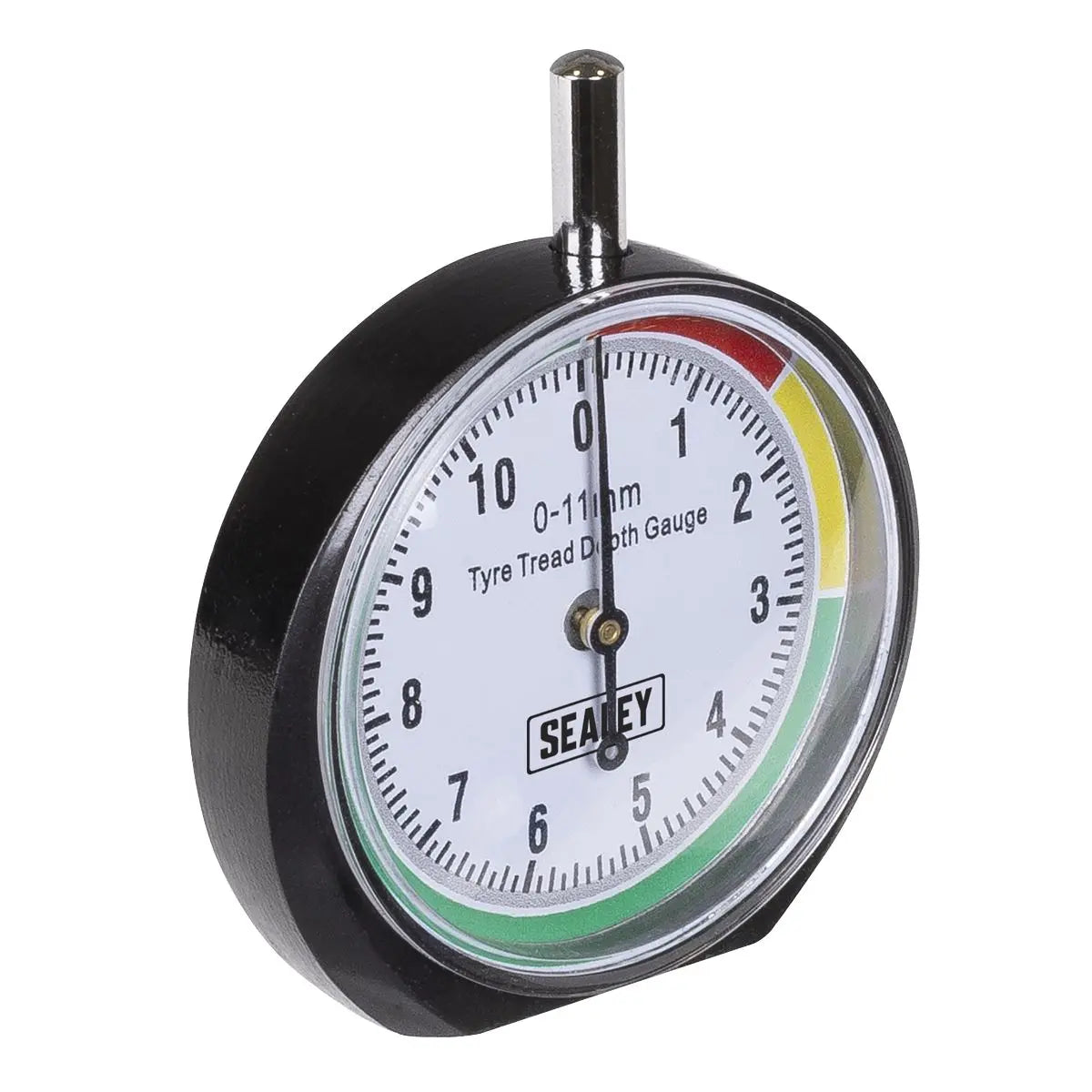 Sealey Pocket Type Tyre Tread Depth Dial Gauge  White Rose Tools