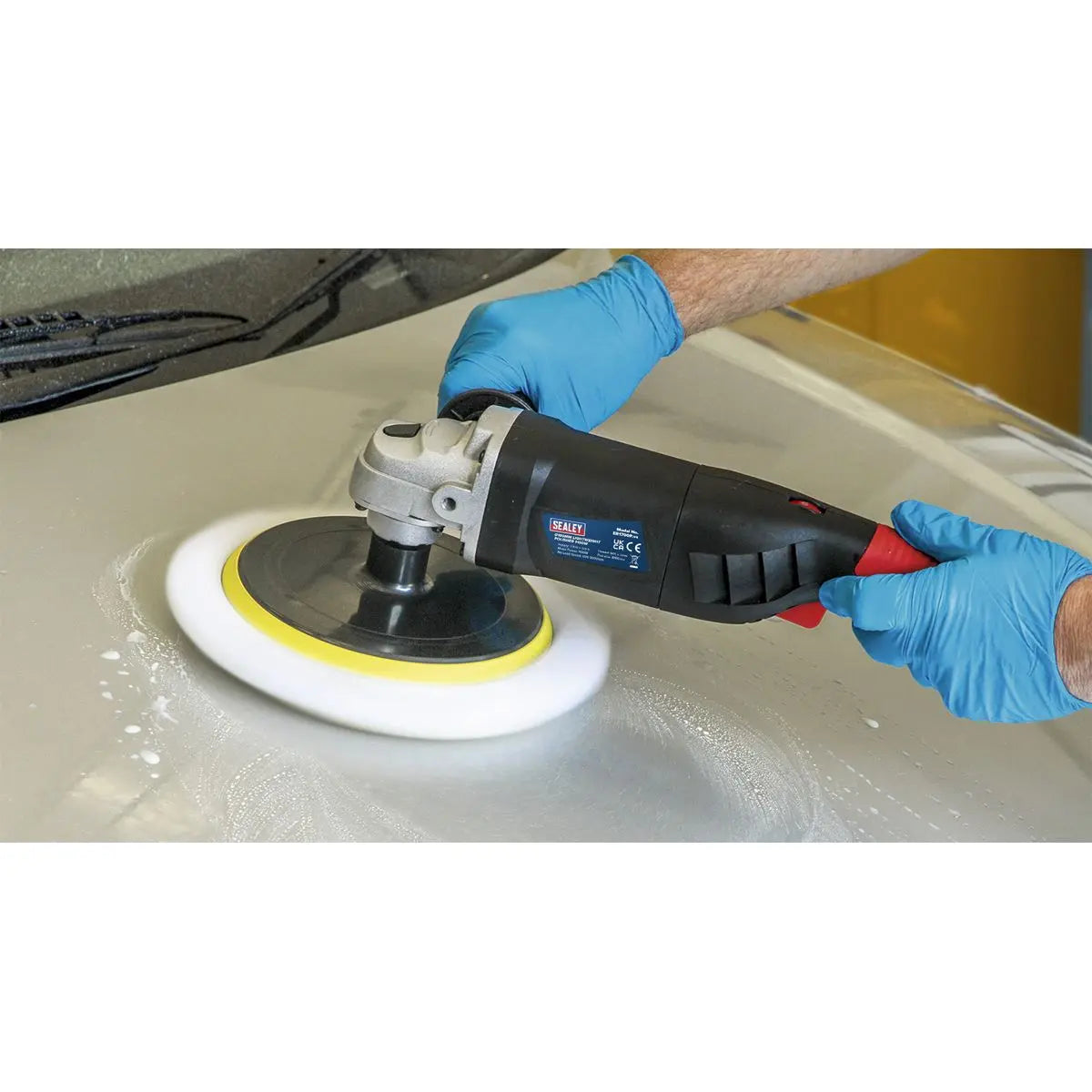 Sealey Polisher Ø180mm 1100W/230V Lightweight 