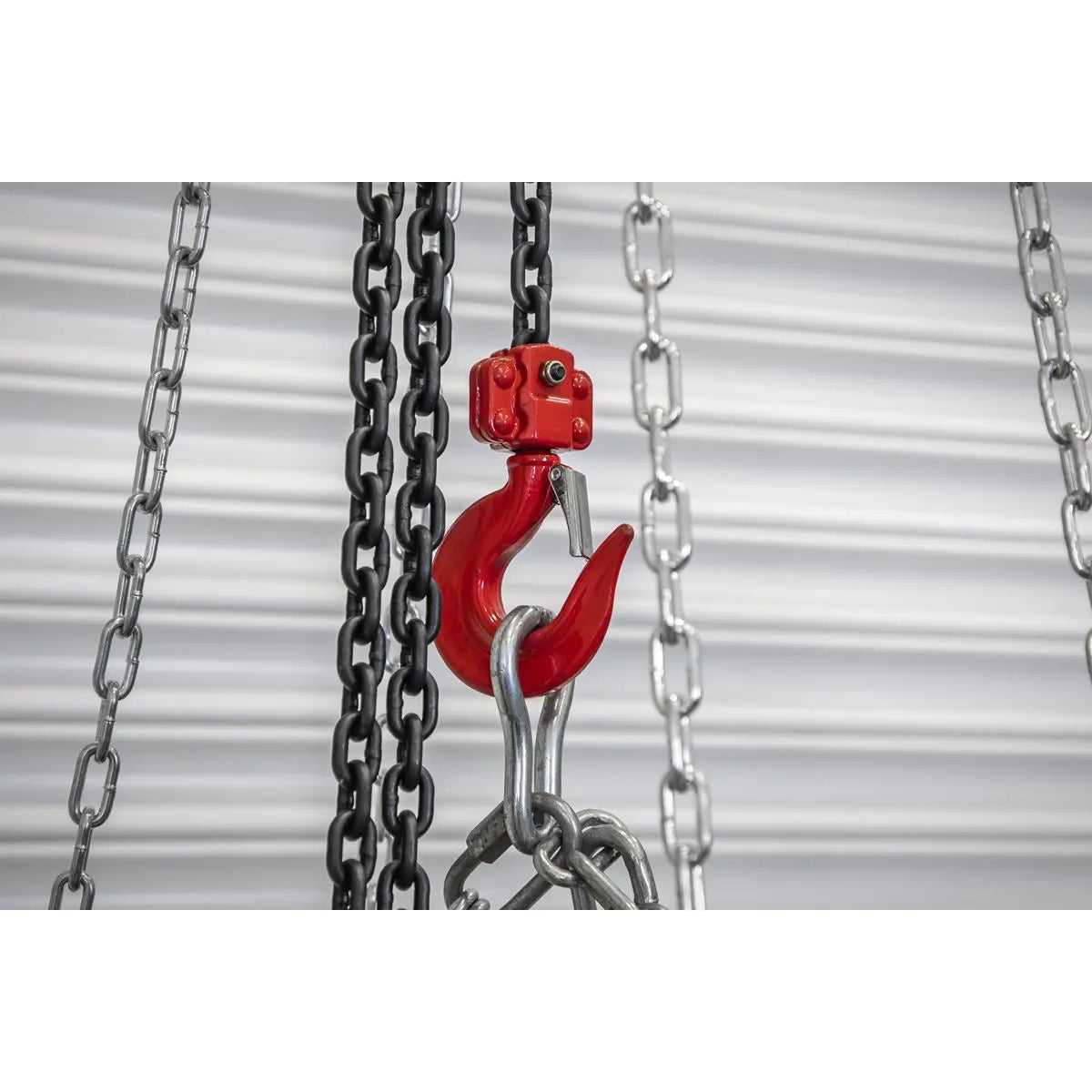 Sealey Portable Adjustable Gantry Crane with Geared Trolley Combo 1 Tonne  White Rose Tools