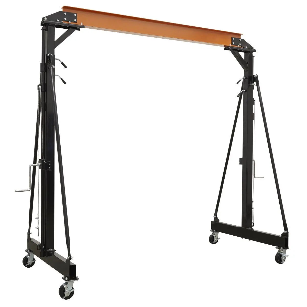 Sealey Portable Adjustable Gantry Crane with Geared Trolley Combo 2 Tonne 