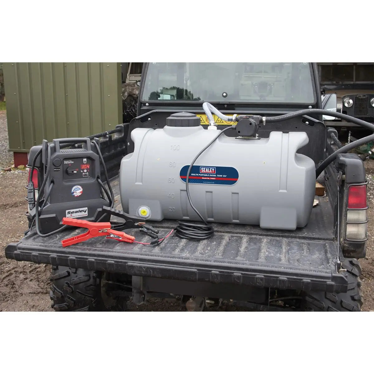 Sealey Portable Diesel Tank 100L 12V 