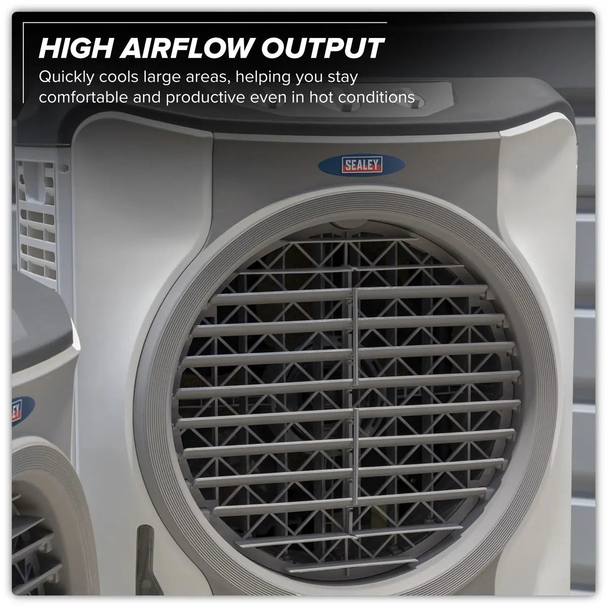 Sealey Portable Evaporative Air Cooler 100L  White Rose Tools