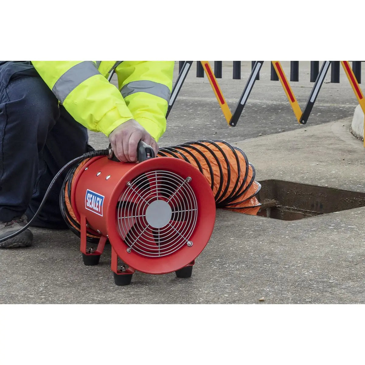 Sealey Portable Ventilator Ø200mm with 5m Ducting 