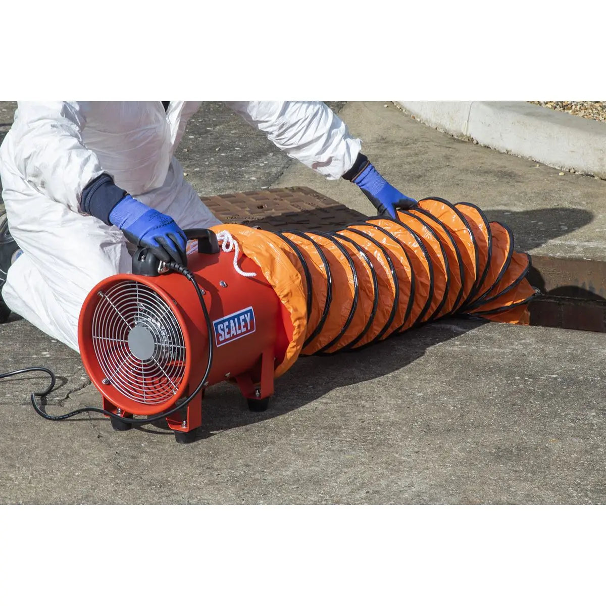 Sealey Portable Ventilator Ø250mm with 5m Ducting 