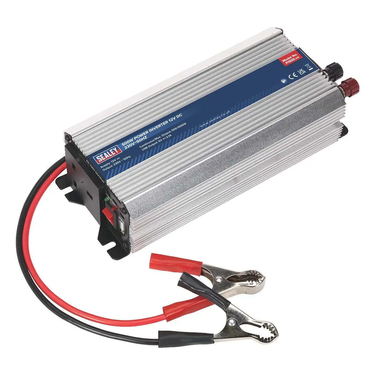 Sealey Power Inverter 500W 12V DC - 230V ~ 50Hz 