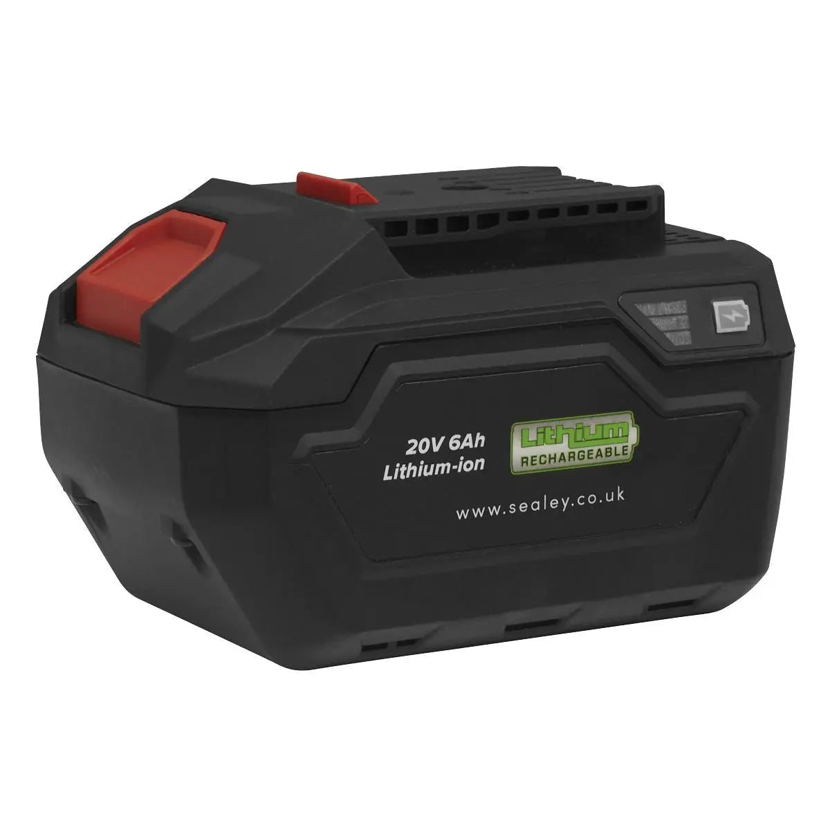 Sealey Power Tool Battery 20V 6Ah Lithium-ion for CP20V Series Tools 