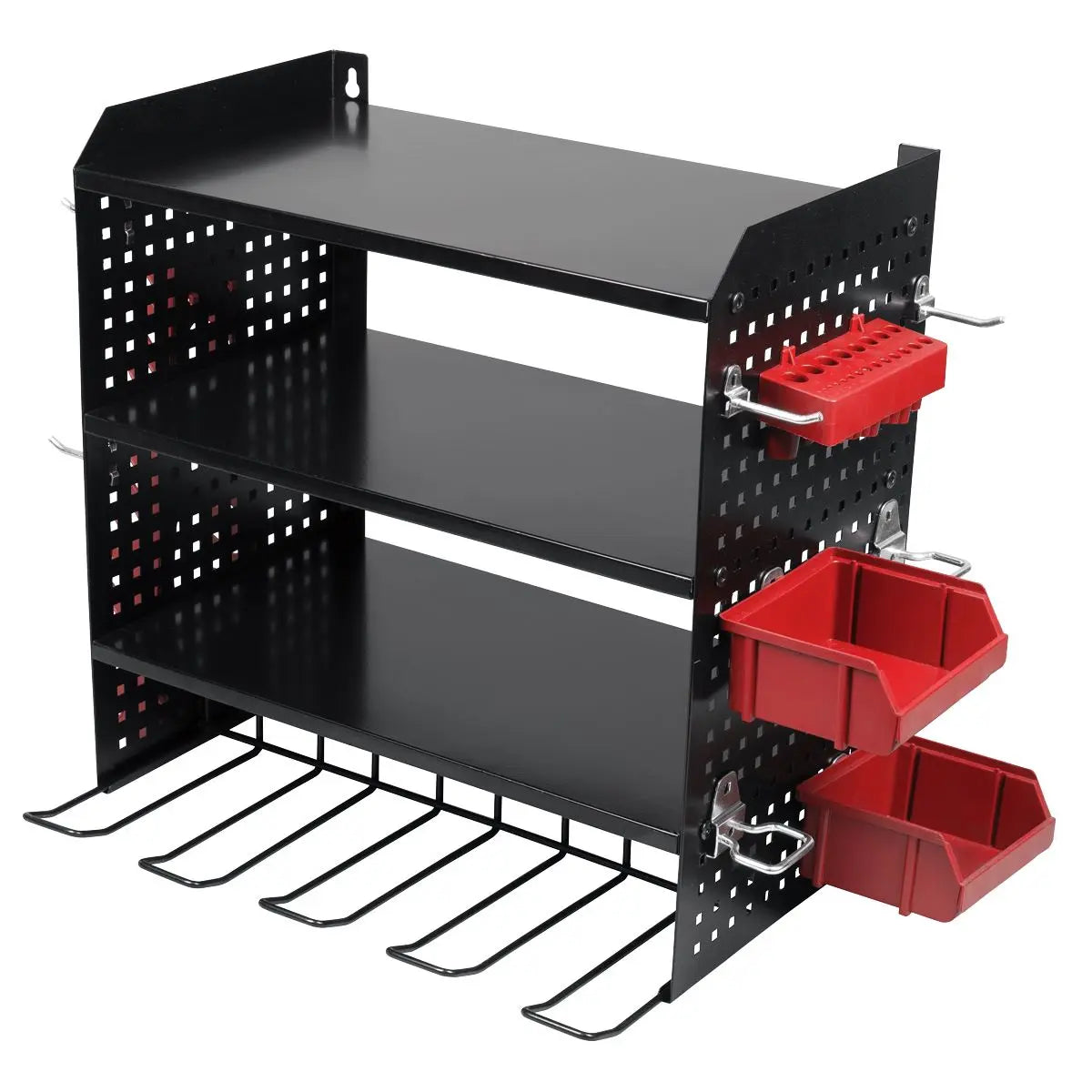 Sealey Power Tool Storage Rack with Shelves  White Rose Tools