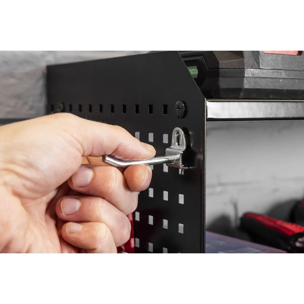 Sealey Power Tool Storage Rack with Shelves  White Rose Tools