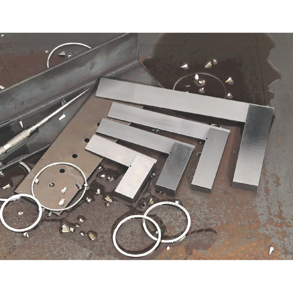 Sealey Precision Steel Square Set 4pc 