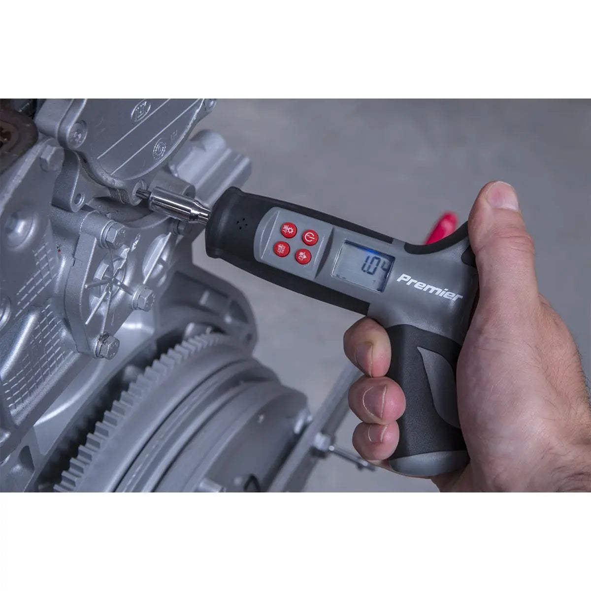 Sealey Premier 1/4" Hex Digital Torque Screwdriver 0-20Nm T-Handle 170mm 