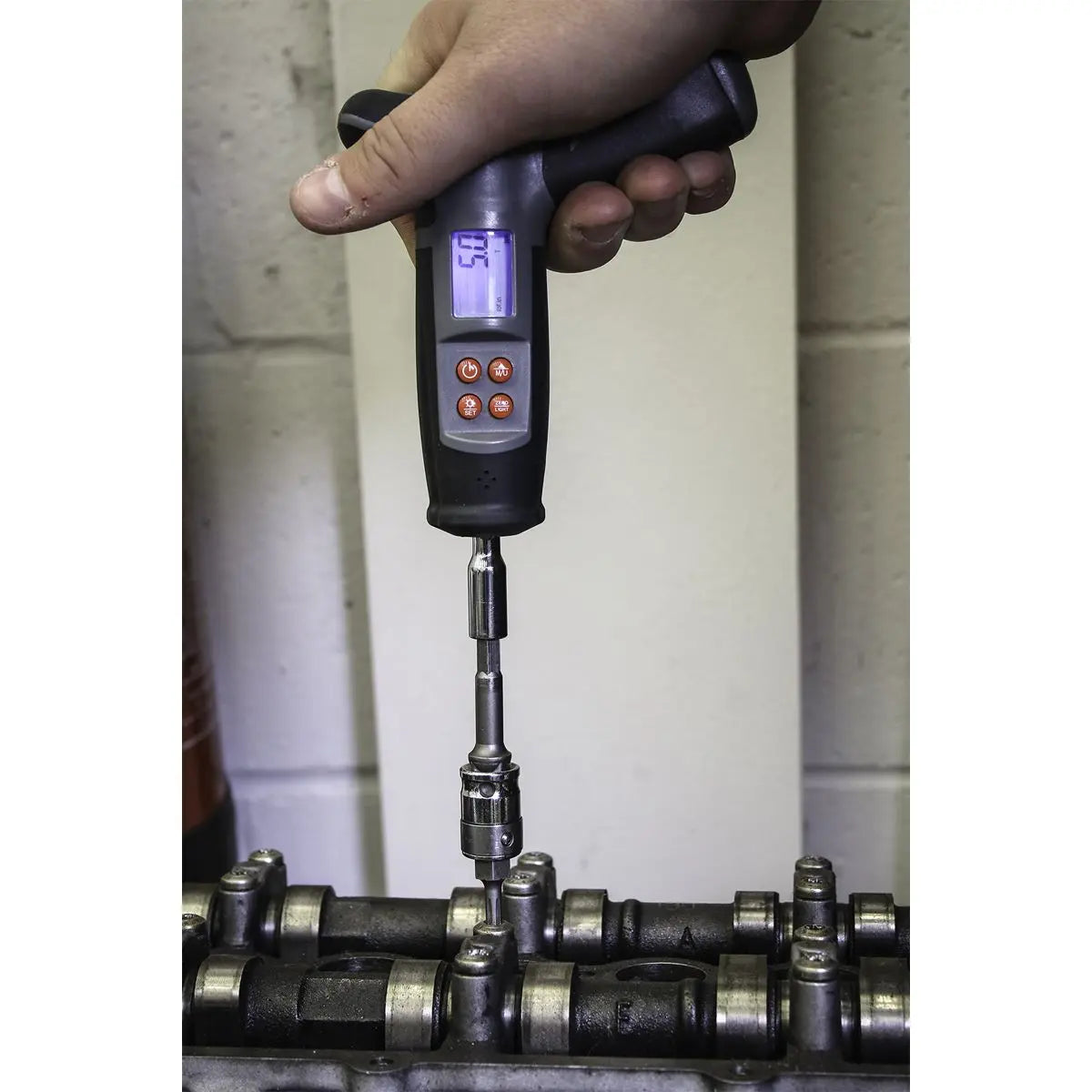 Sealey Premier 1/4" Hex Digital Torque Screwdriver 0-20Nm T-Handle 170mm 