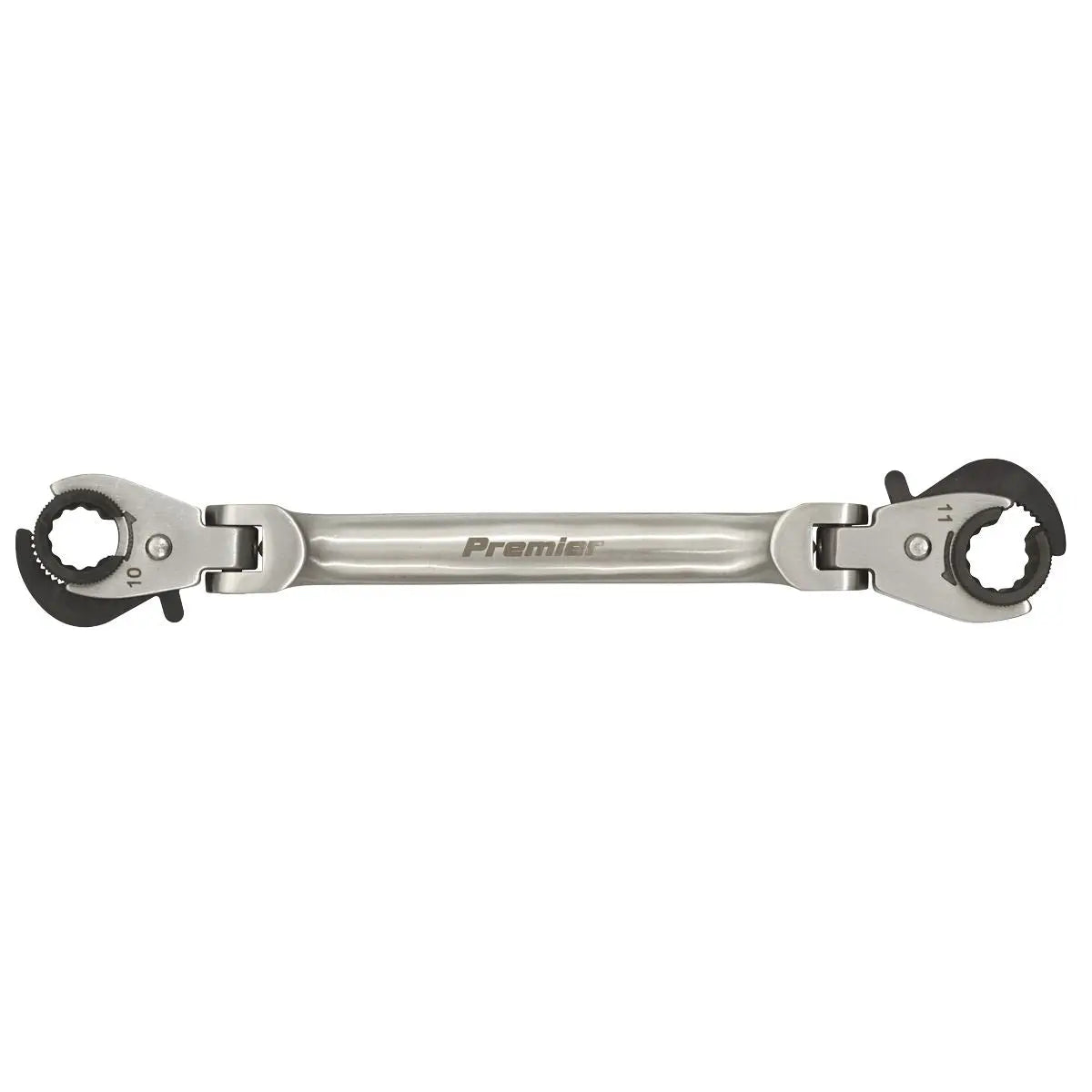 Sealey Premier 10 and 11mm Flexi Head Ratchet Flare Nut Brake Pipe Spanner 