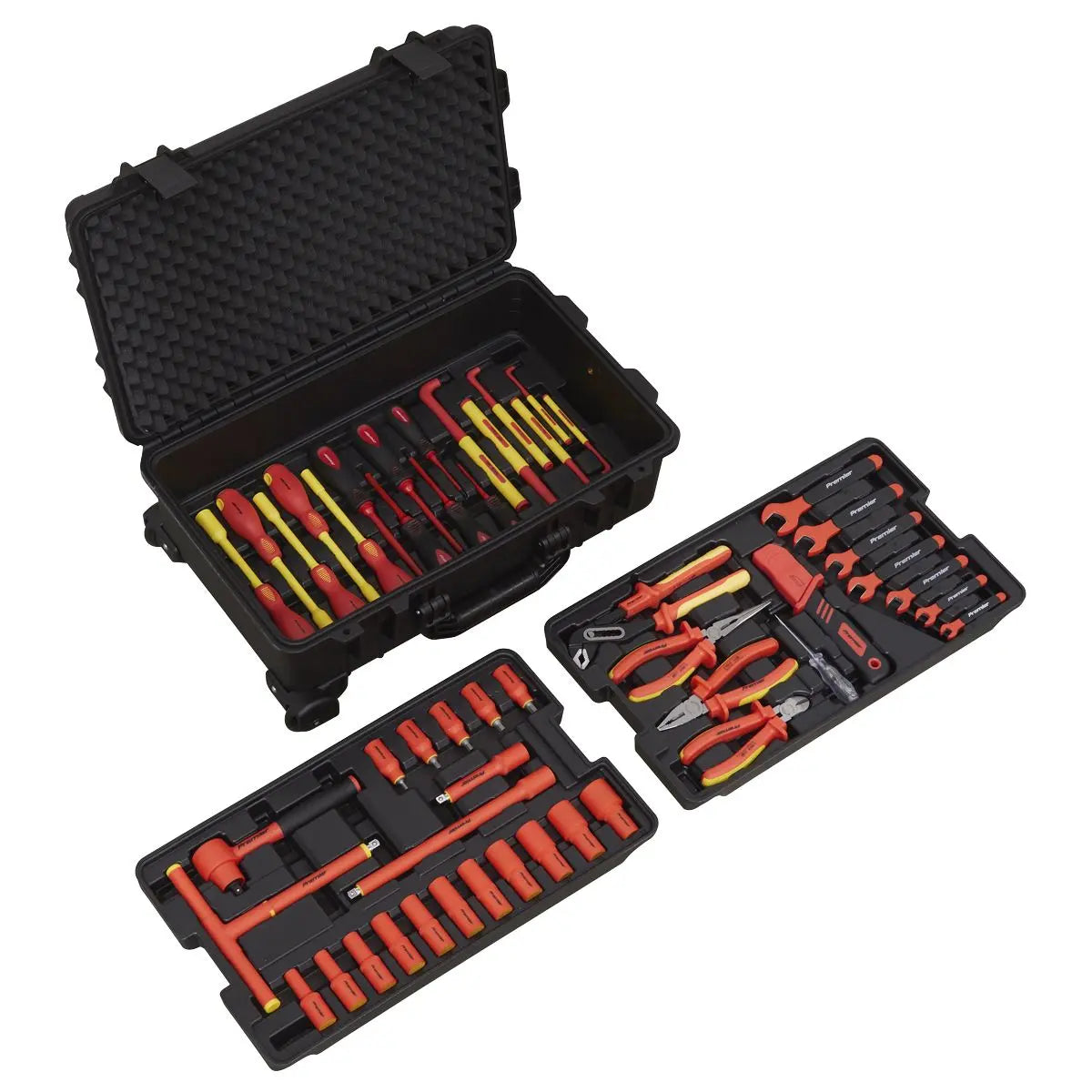 Sealey Premier 1000V Insulated Tool Kit 3/8"Sq Drive 50pc 