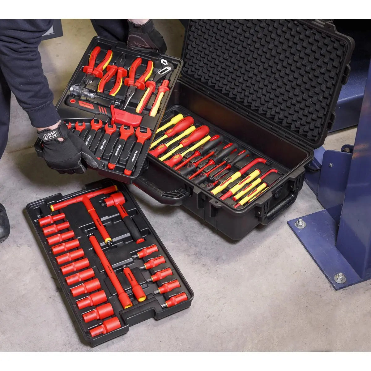 Sealey Premier 1000V Insulated Tool Kit 3/8"Sq Drive 50pc 