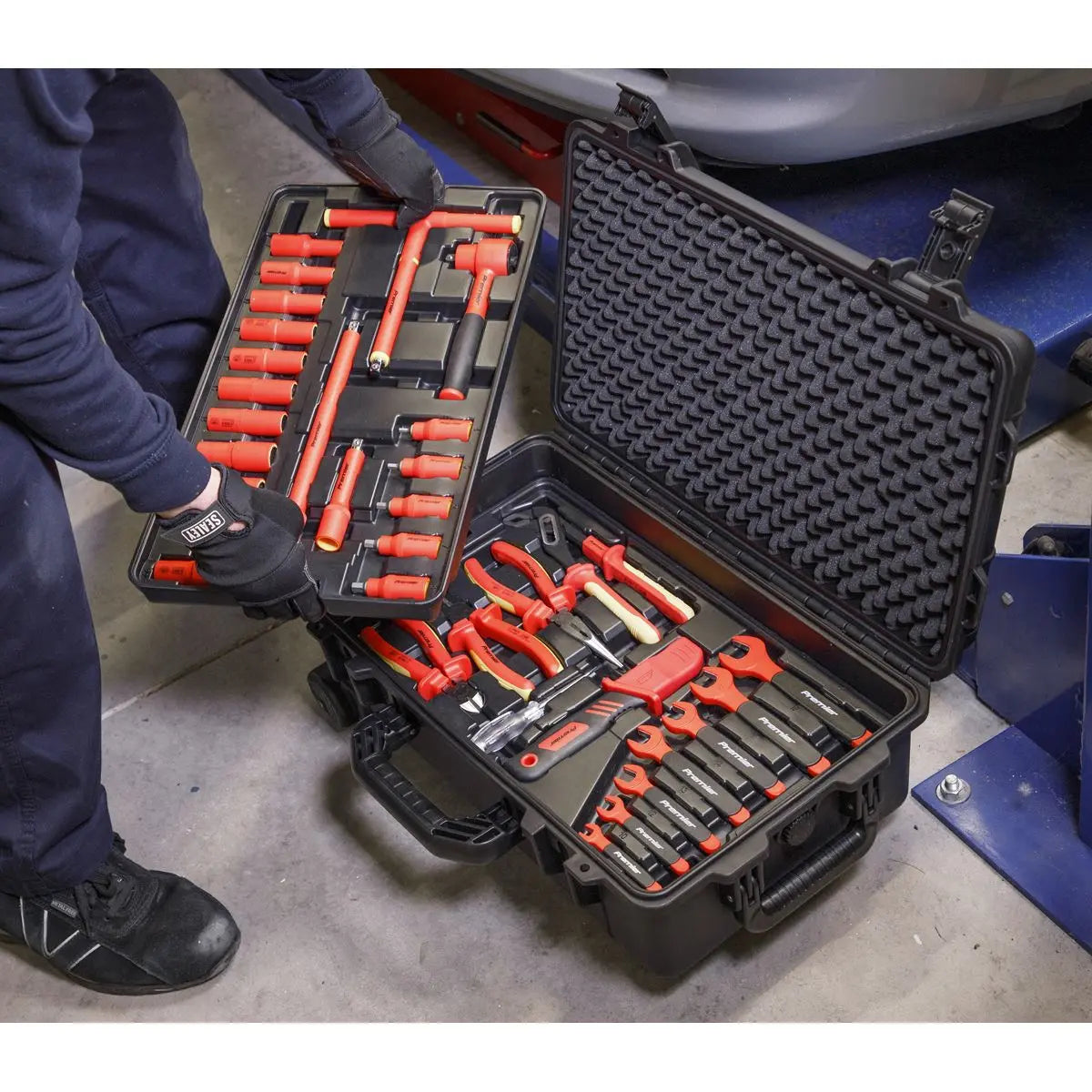 Sealey Premier 1000V Insulated Tool Kit 3/8"Sq Drive 50pc 