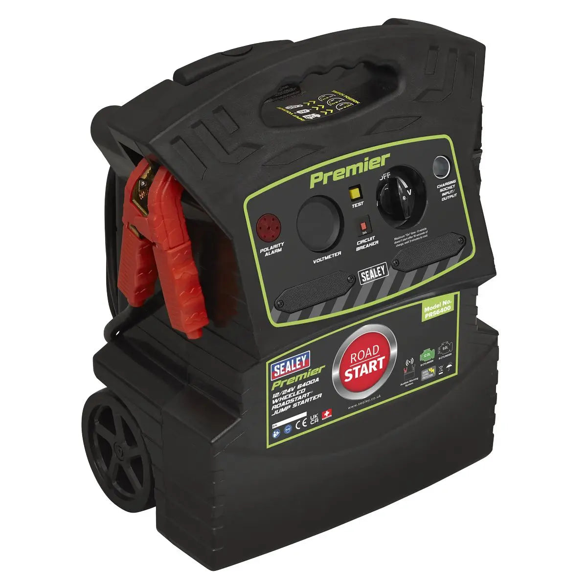 Sealey Premier 12/24V Premier RoadStart® Jump Starter 6400A  White Rose Tools