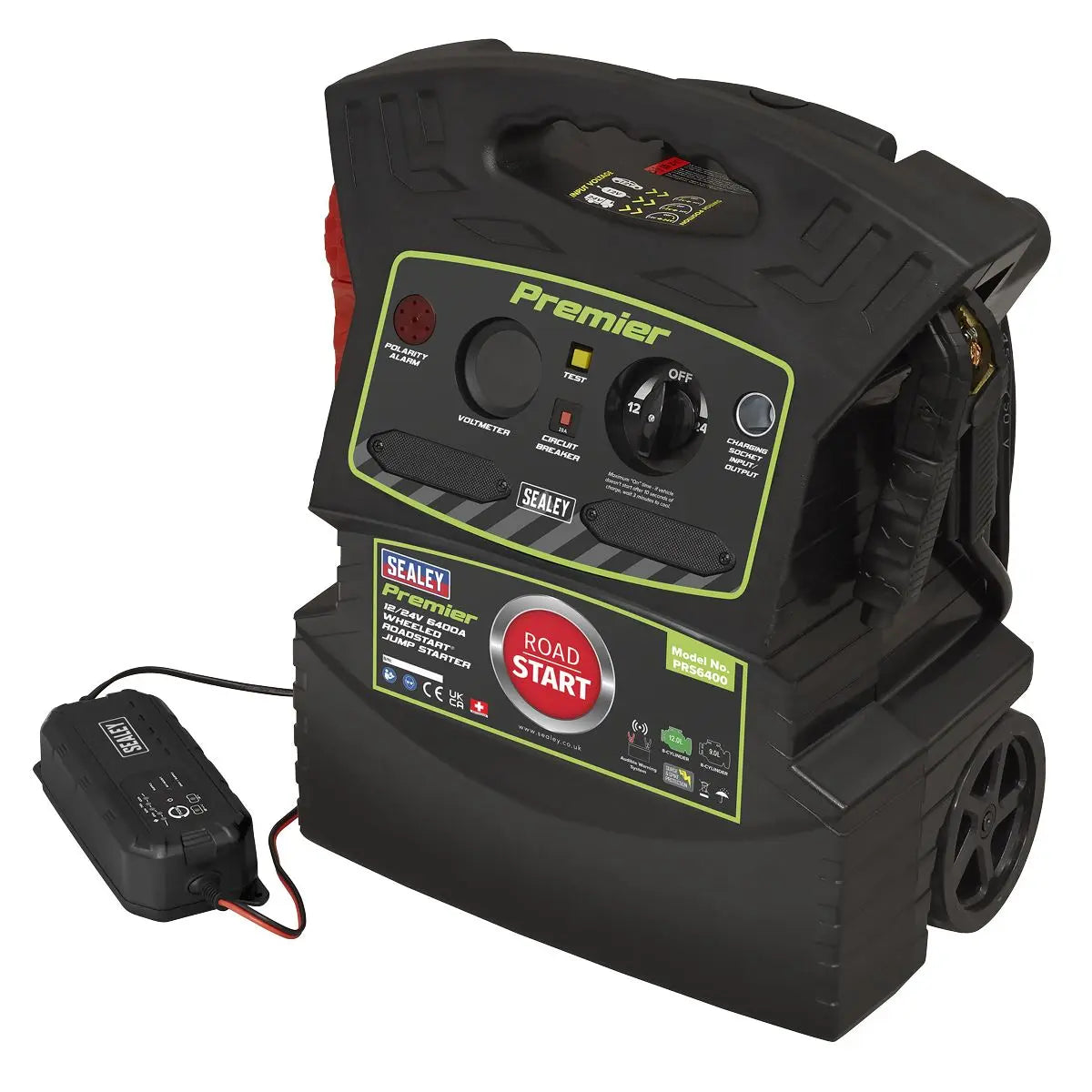 Sealey Premier 12/24V Premier RoadStart® Jump Starter 6400A  White Rose Tools
