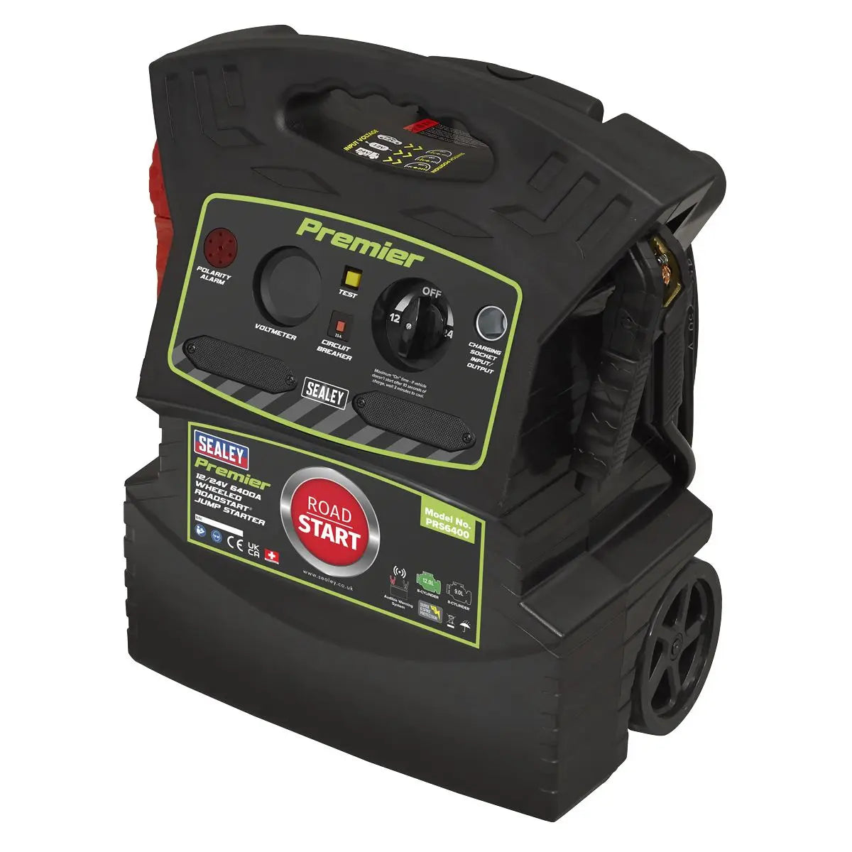 Sealey Premier 12/24V Premier RoadStart® Jump Starter 6400A  White Rose Tools