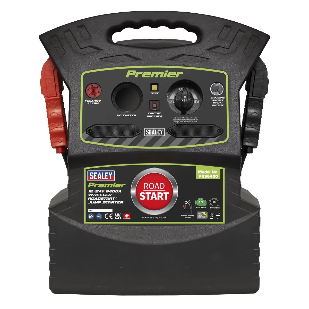 Sealey Premier 12/24V Premier RoadStart® Jump Starter 6400A  White Rose Tools