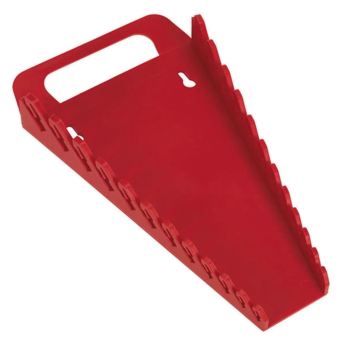 Sealey Premier 12 Capacity Spanner Rack Non Marking Wall Mounted Storage 