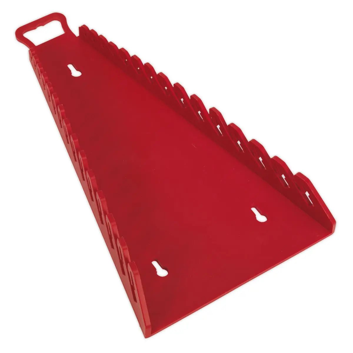 Sealey Premier 15 Capacity Reverse Spanner Rack Non Marking Wall Mounted Storage 
