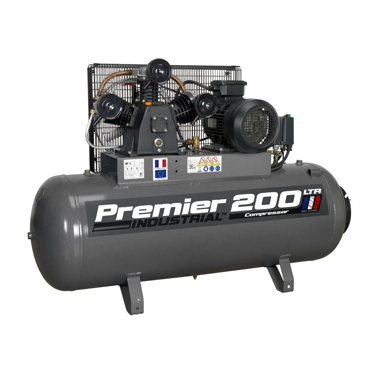 Sealey Premier 200L Belt Drive Air Compressor 5.5hp 3ph 