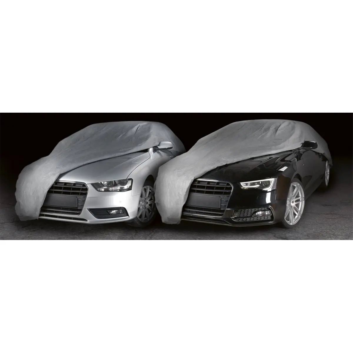 Sealey Premier 3-Layer All-Seasons Car Cover - Extra-Large  White Rose Tools