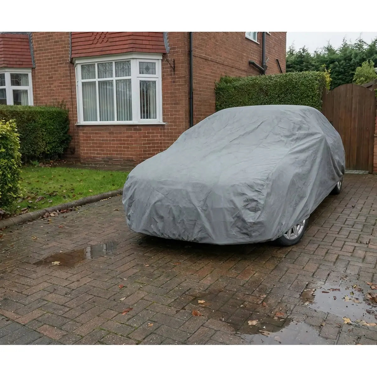 Sealey Premier 3-Layer All-Seasons Car Cover - Large  White Rose Tools