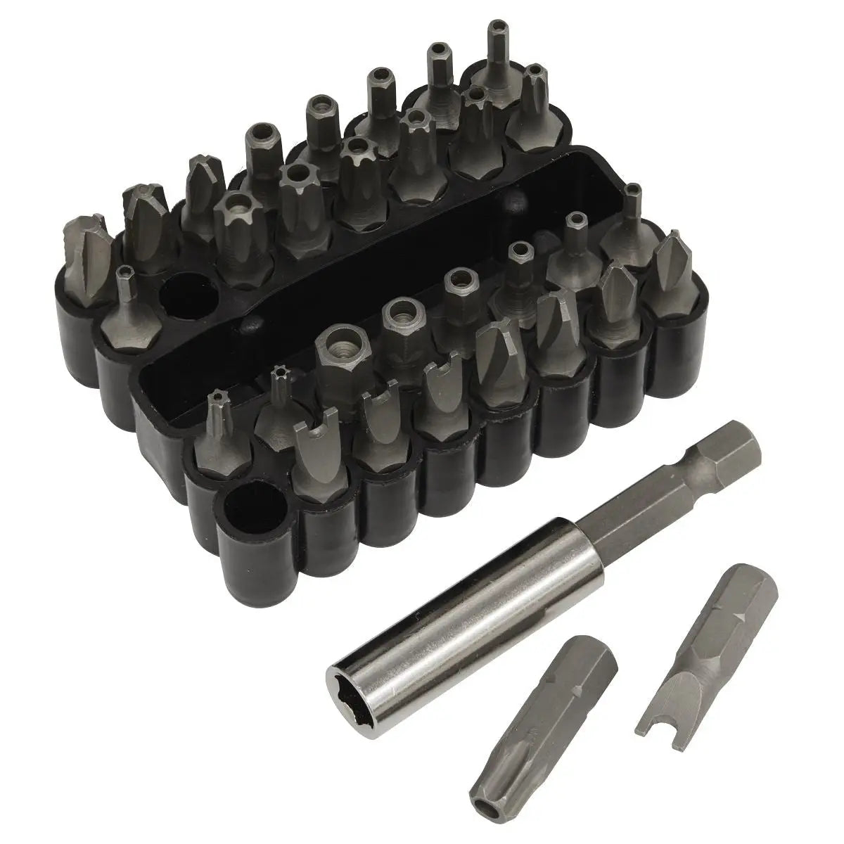 Sealey Premier 33 Piece Security Bit & Magnetic Adaptor Set 