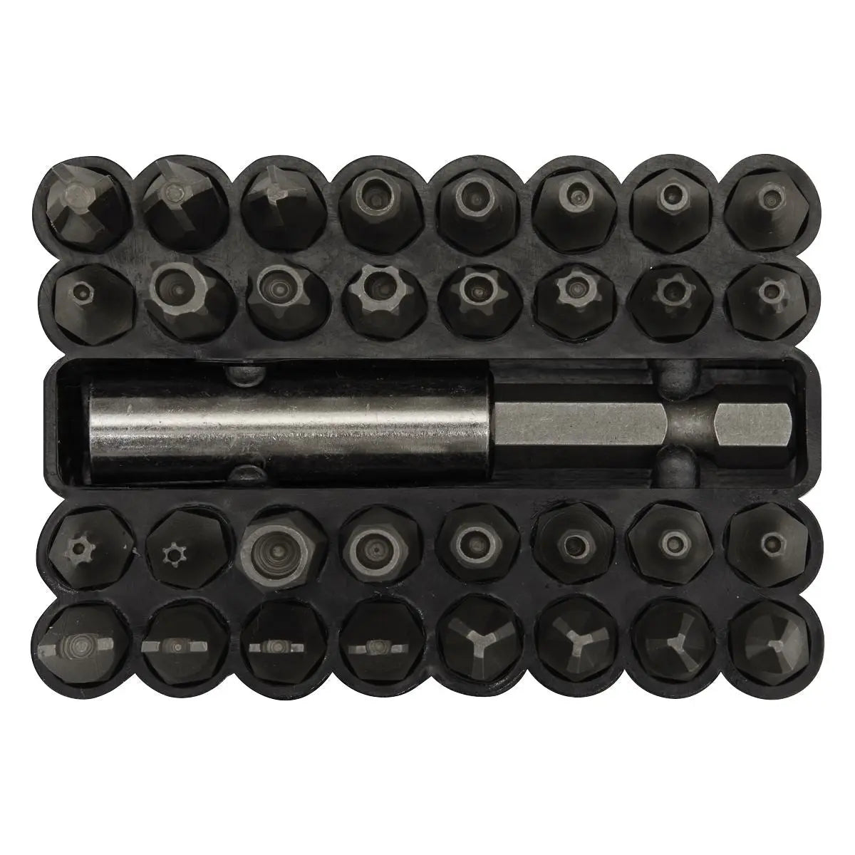 Sealey Premier 33 Piece Security Bit & Magnetic Adaptor Set 