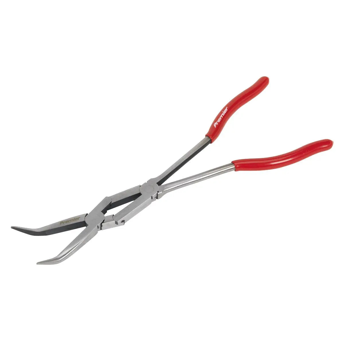 Sealey Premier 335mm Double Joint Long Reach Needle Nose Pliers 45° Engine Bay 