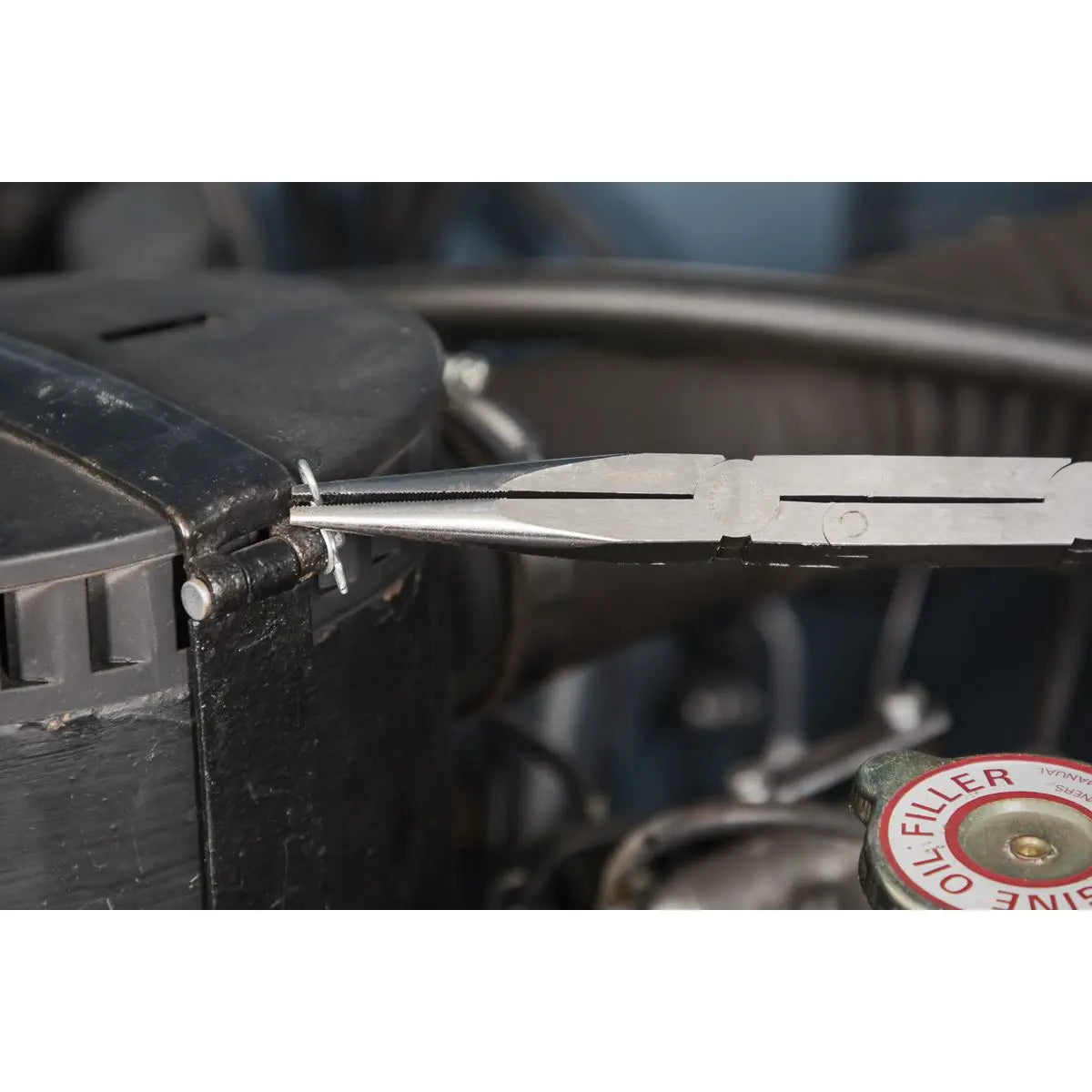 Sealey Premier 335mm Double Joint Long Reach Needle Nose Pliers Engine Bay 